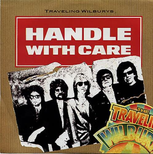 Traveling Wilburys Handle With Care 7" vinyl single (7 inch record / 45) US TRV07HA58275