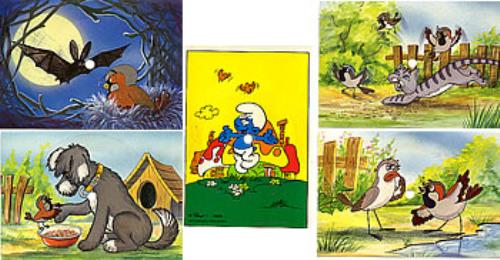 Traveling Wilburys Set Of Flexi Disc Postcards 7" vinyl single (7 inch record / 45) Polish TRV07SE287950