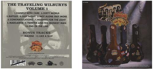 Traveling Wilburys Volume 1 CD album (CDLP) US TRVCDVO439566