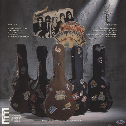 Traveling Wilburys Volume One vinyl LP album (LP record) UK TRVLPVO60515