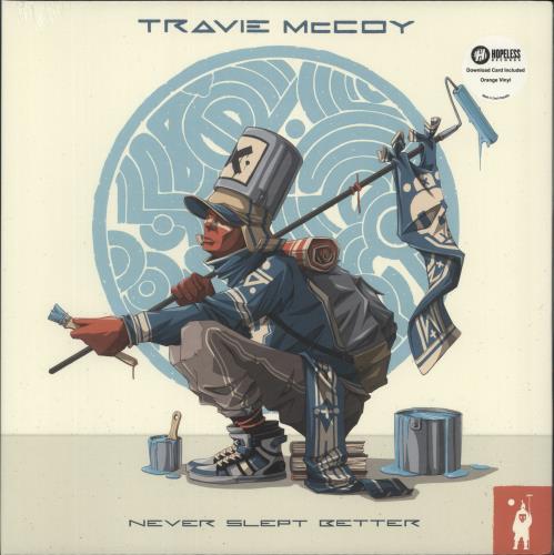 Travie McCoy Never Slept Better - Orange Vinyl - Sealed vinyl LP album (LP record) US UUDLPNE873369