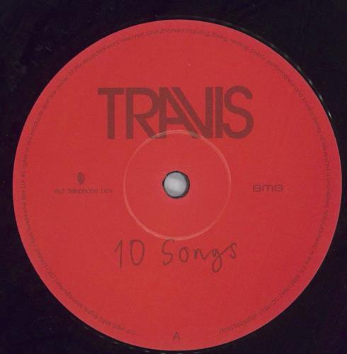 Travis (90s) 10 Songs 2-LP vinyl record set (Double LP Album) UK RVS2LSO819185
