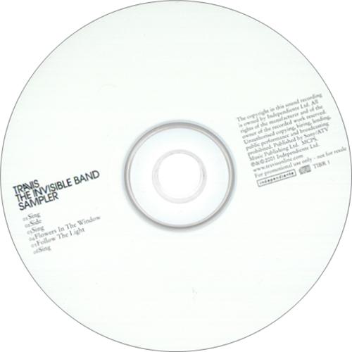 Travis (90s) The Invisible Band Sampler CD single (CD5 / 5") UK RVSC5TH193339