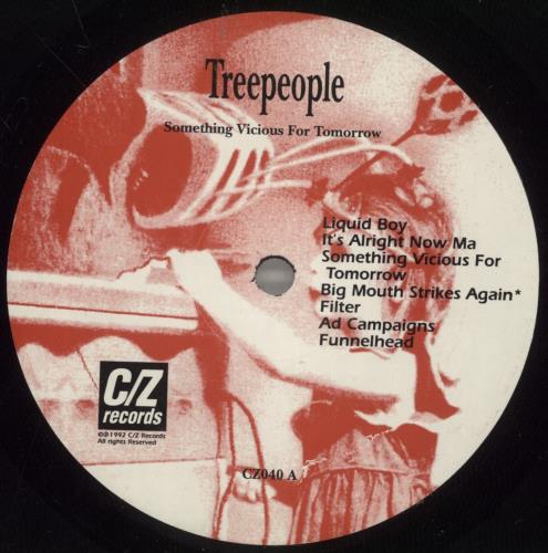 Treepeople Something Vicious For Tomorrow / Time Whore vinyl LP album (LP record) US UVLLPSO888283