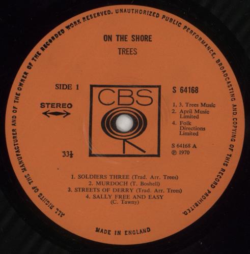 Trees On The Shore - 1st vinyl LP album (LP record) UK T.SLPON636296