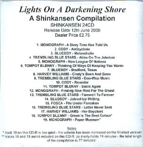 Trembling Blue Stars Lights On A Darkening Shore CD-R acetate UK TH8CRLI313879