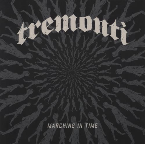 Tremonti Marching In Time - White & Black Marble Vinyl 2-LP vinyl record set (Double LP Album) UK 28K2LMA873236