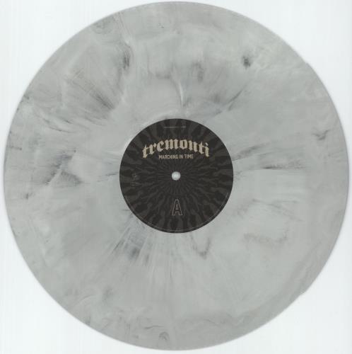 Tremonti Marching In Time - White & Black Marble Vinyl 2-LP vinyl record set (Double LP Album) UK 28K2LMA873236