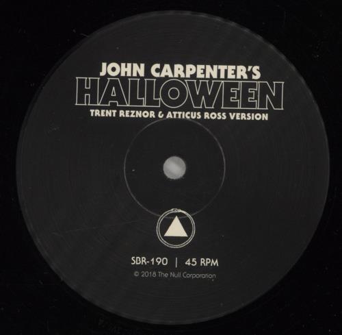 Trent Reznor John Carpenter's Halloween - Mispress 12" vinyl single (12 inch record / Maxi-single) UK UXS12JO880661