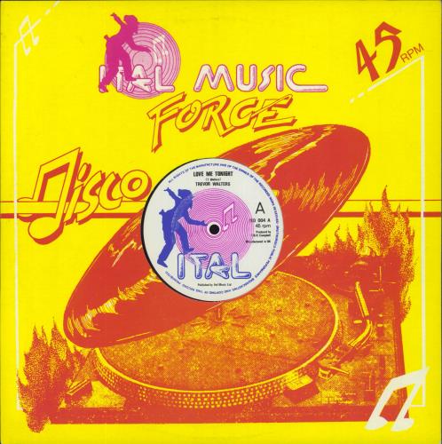 Trevor Walters Love Me Tonight Uk 12 Vinyl Single 12 Inch Record Maxi Single 752787 eil com