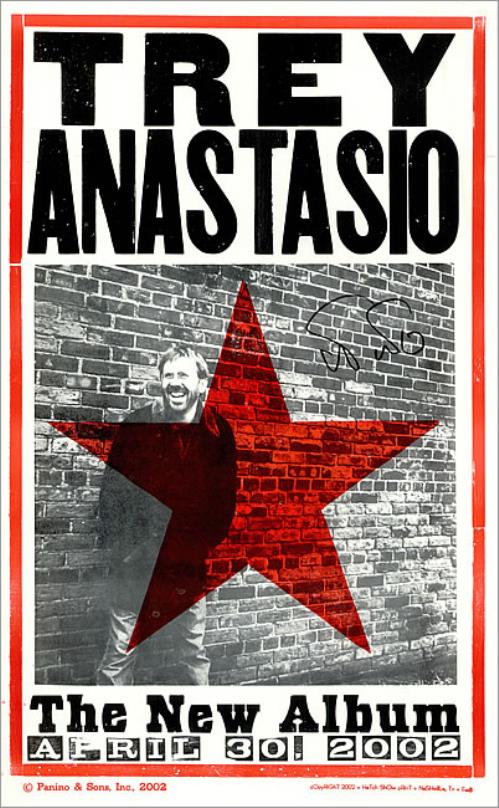 Trey Anastasio Trey Anastasio - Autographed poster US TRYPOTR508577