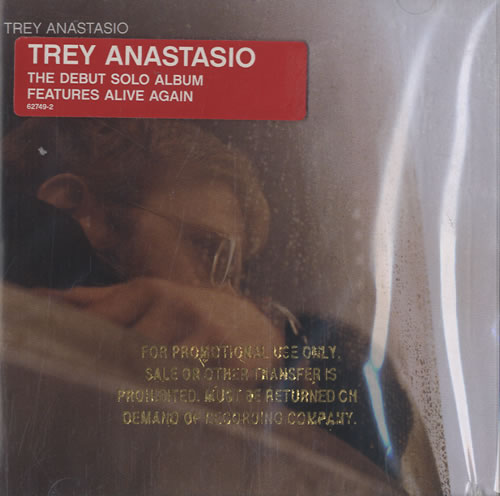 Trey Anastasio Trey Anastasio CD album (CDLP) US TRYCDTR472146