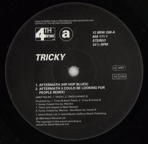 Tricky Aftermath 12" vinyl single (12 inch record / Maxi-single) UK TRK12AF161555