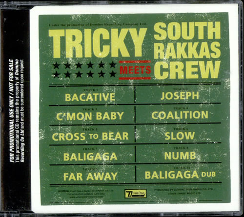 Tricky Tricky Meets South Rakkas Crew CD album (CDLP) UK TRKCDTR502152