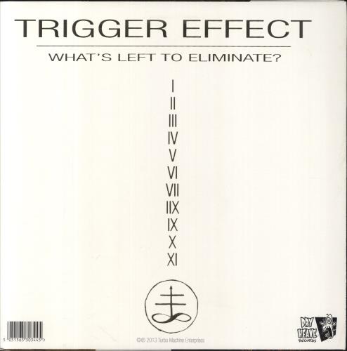 Trigger Effect What's Left To Eliminate? - 180g Clear w/ White & Gold Splatter Vinyl vinyl LP album (LP record) UK 8VMLPWH858664