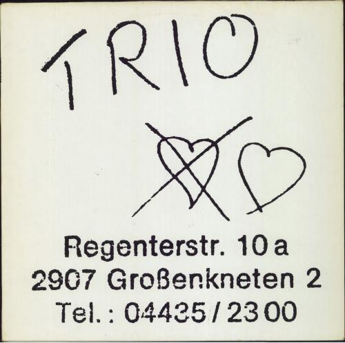 Trio Trio vinyl LP album (LP record) German TRILPTR817991