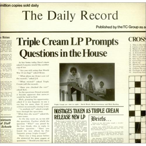 Triple Cream Triple Cream - Autographed! vinyl LP album (LP record) UK T26LPTR426457