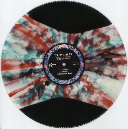 Triptides Colors - Prismatic Burst Splatter Vinyl 12" vinyl single (12 inch record / Maxi-single) Australian -TW12CO883532