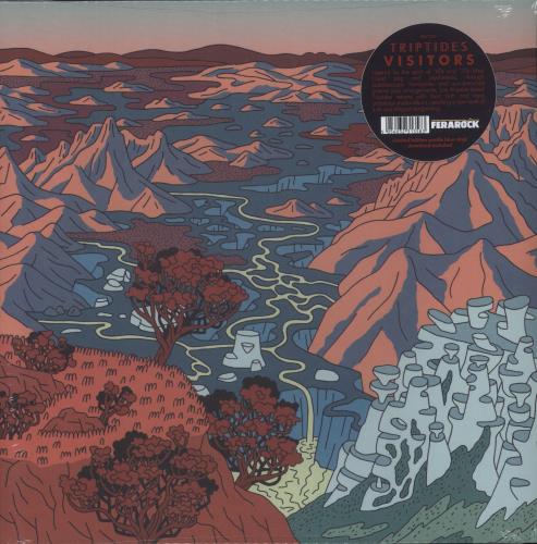 Triptides Visitors - Pacific Blue Vinyl - Sealed vinyl LP album (LP record) French -TWLPVI884764