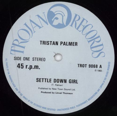 Tristan Palmer Settle Down Girl 12" vinyl single (12 inch record / Maxi-single) UK 4SL12SE783682