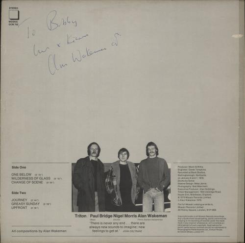 Triton Wilderness Of Glass vinyl LP album (LP record) UK 97QLPWI880791