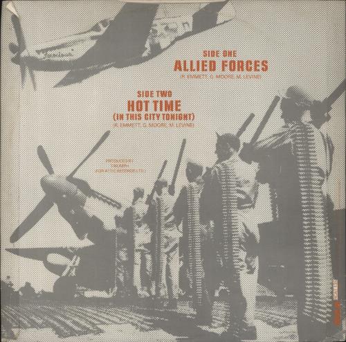 Triumph Allied Forces 12" vinyl single (12 inch record / Maxi-single) UK UMP12AL465634