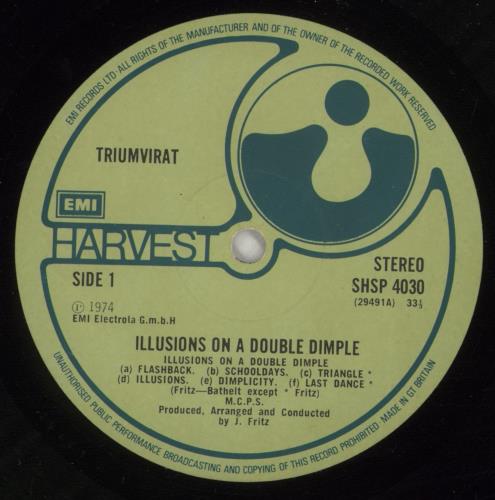 Triumvirat Illusions On A Double Dimple vinyl LP album (LP record) UK TUMLPIL341873