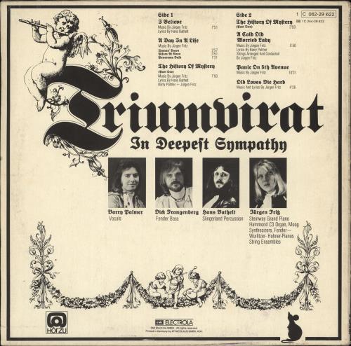 Triumvirat Old Loves Die Hard vinyl LP album (LP record) German TUMLPOL716565