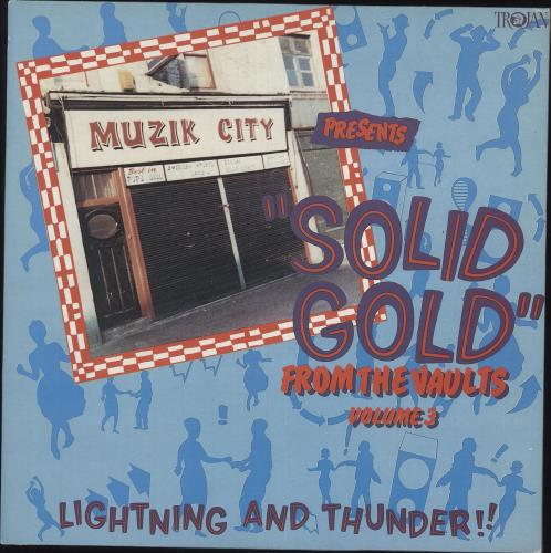Trojan Records Solid Gold From The Vaults Volume 3 - Lightning And Thunder!! vinyl LP album (LP record) UK T06LPSO731454