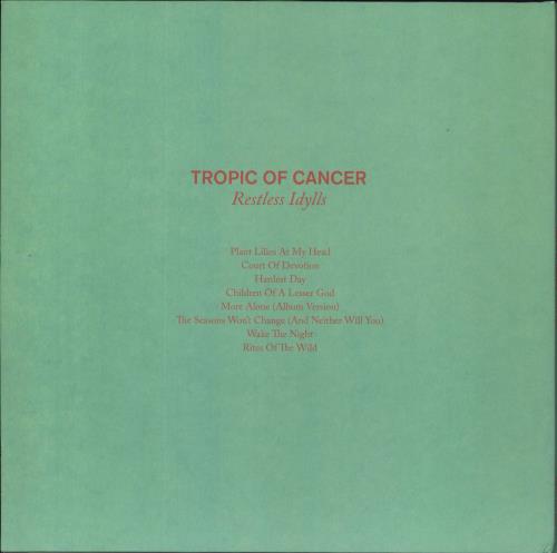Tropic Of Cancer Restless Idylls 2-LP vinyl record set (Double LP Album) UK 60P2LRE826197