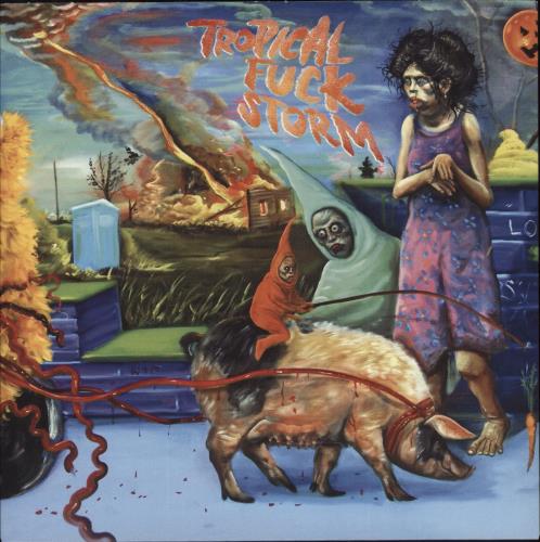 Tropical Fuck Storm Suburbiopia / This Perfect Day - Green Vinyl 7" vinyl single (7 inch record / 45) US 4UO07SU883273