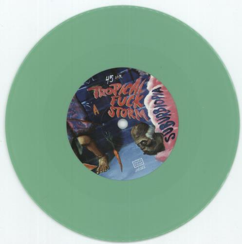 Tropical Fuck Storm Suburbiopia / This Perfect Day - Green Vinyl 7" vinyl single (7 inch record / 45) US 4UO07SU883273