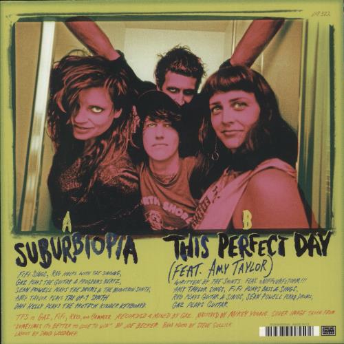 Tropical Fuck Storm Suburbiopia / This Perfect Day - Green Vinyl 7" vinyl single (7 inch record / 45) US 4UO07SU883273