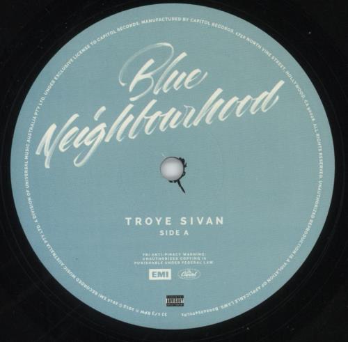 Troye Sivan Blue Neighbourhood 2-LP vinyl record set (Double LP Album) US Y3W2LBL882502