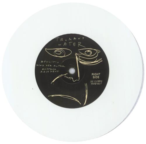 Trumans Water Our Scars Like Badges - White Vinyl 7" vinyl single (7 inch record / 45) US TUT07OU837806