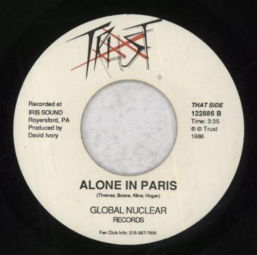 Trust [AOR] Nuclear Age 7" vinyl single (7 inch record / 45) US 7X607NU842942