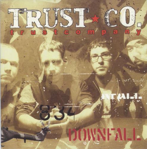 Trust Company Downfall - Red Vinyl 7" vinyl single (7 inch record / 45) UK TUY07DO870174