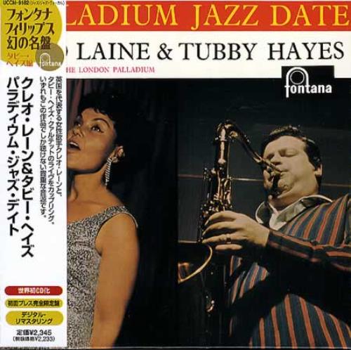 Tubby Hayes Palladium Jazz Date CD album (CDLP) Japanese TH-CDPA365005
