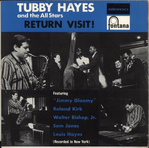 Tubby Hayes Return Visit! - 1st vinyl LP album (LP record) UK TH-LPRE742779