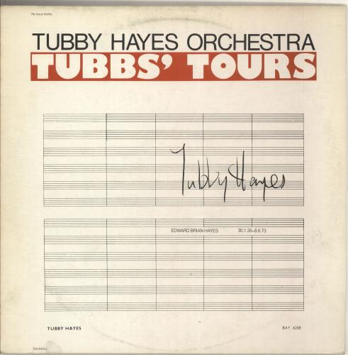 Tubby Hayes Tubbs' Tours - EX vinyl LP album (LP record) UK TH-LPTU726061