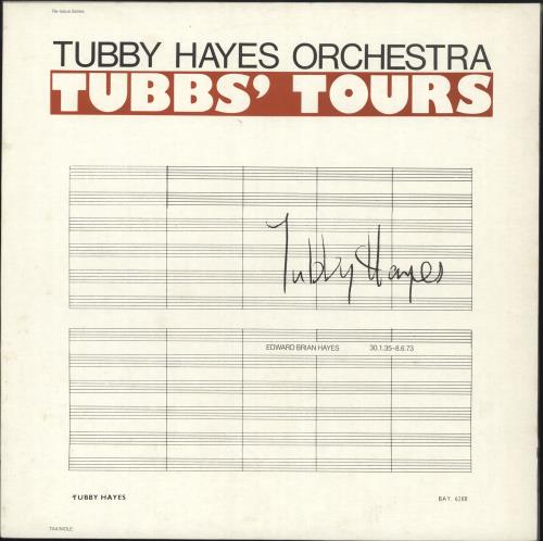 Tubby Hayes Tubbs' Tours vinyl LP album (LP record) UK TH-LPTU469216