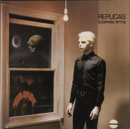 Tubeway Army Replicas + Inner - VG vinyl LP album (LP record) UK TUBLPRE863307