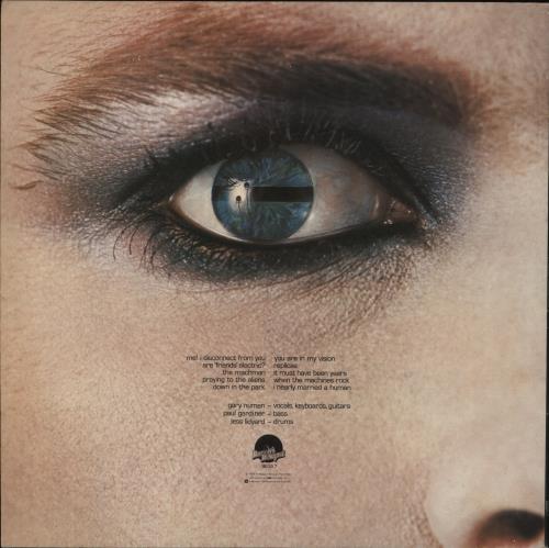 Tubeway Army Replicas + Inner - VG vinyl LP album (LP record) UK TUBLPRE863307