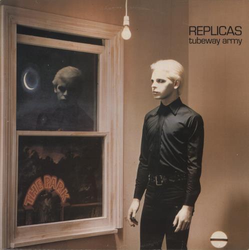 Tubeway Army Replicas + Inner vinyl LP album (LP record) UK TUBLPRE401250