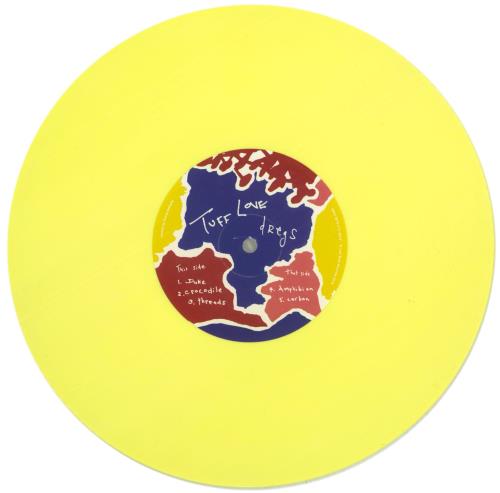 Tuff Love Dregs E.P. - Yellow Vinyl 10" vinyl single (10 inch record) UK Y1410DR870901