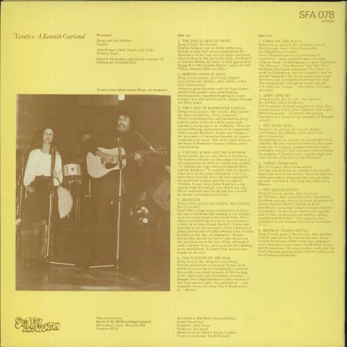 Tundra (Folk) A Kentish Garland UK vinyl LP album (LP record) (802891)