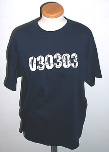 Turin Brakes 030303 - blue small t-shirt UK TKETSBL315580