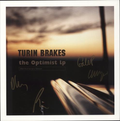 Turin Brakes The Optimist LP - Amber Transparent Vinyl + Signed Print - Sealed 2-LP vinyl record set (Double LP Album) UK TKE2LTH880531