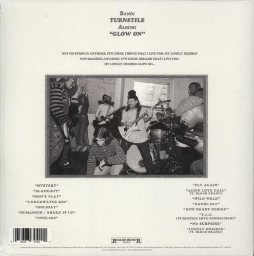 Turnstile Glow On - Red Vinyl - Sealed vinyl LP album (LP record) UK 0U1LPGL869887