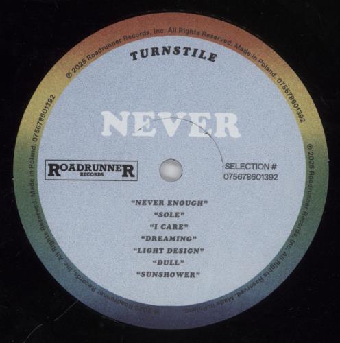 Turnstile Never Enough vinyl LP album (LP record) Polish 0U1LPNE890978